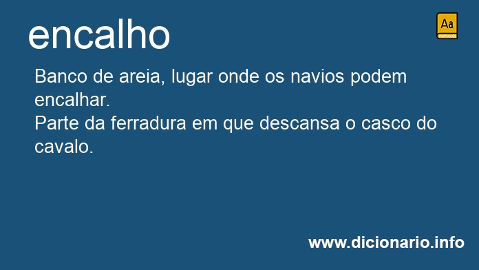 Significado de encalho