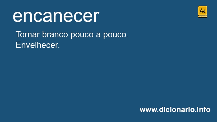 Significado de encanece