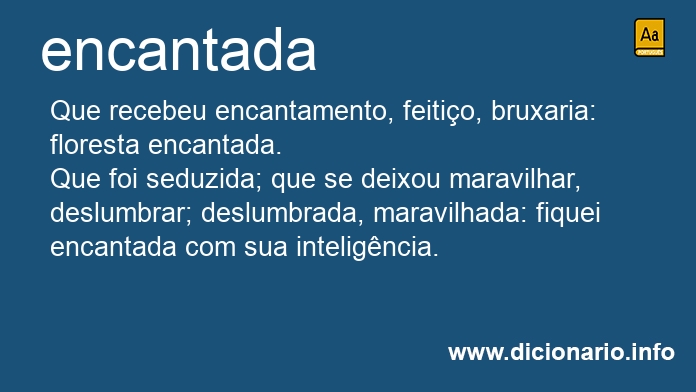 Significado de encantada