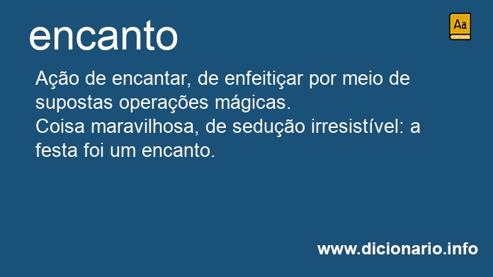 Significado de encanto