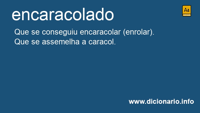 Significado de encaracolada