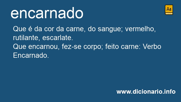 Significado de encarnada