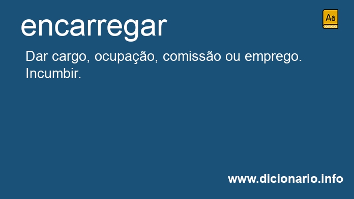 Significado de encarregars