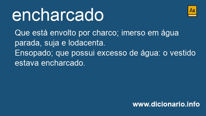 Significado de encharcado