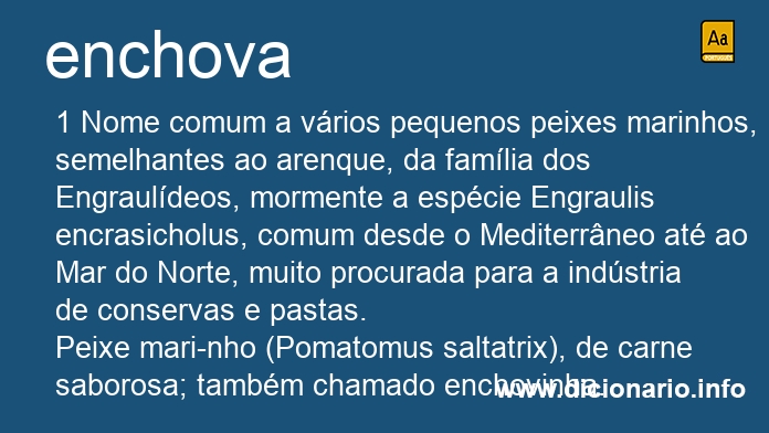 Significado de enchova