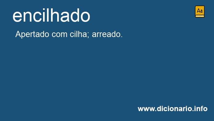 Significado de encilhado
