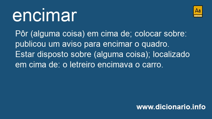 Significado de encimareis