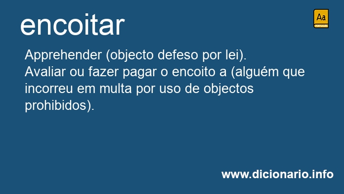 Significado de encoitar