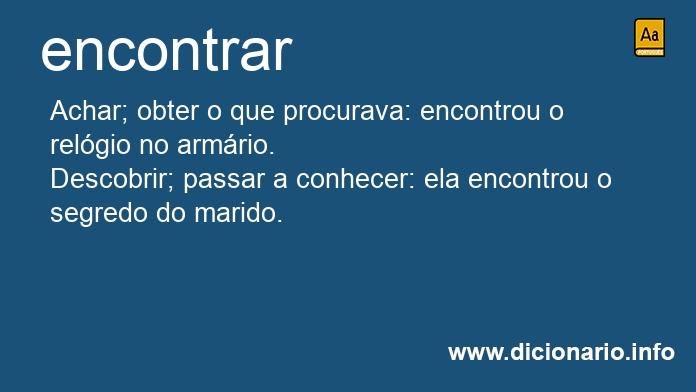 Significado de encontres