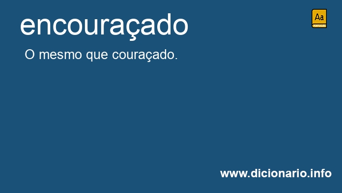 Significado de encouraado