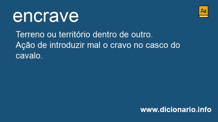 Significado de encrave