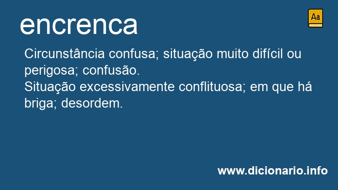 Significado de encrenca