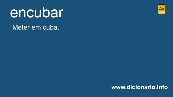 Significado de encubsseis