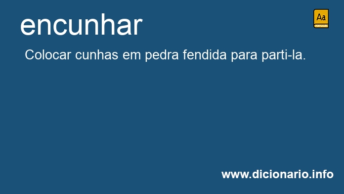 Significado de encunhe Significado de encunhe