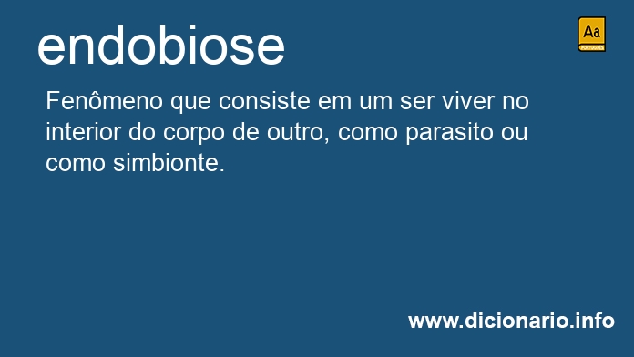 Significado de endobiose