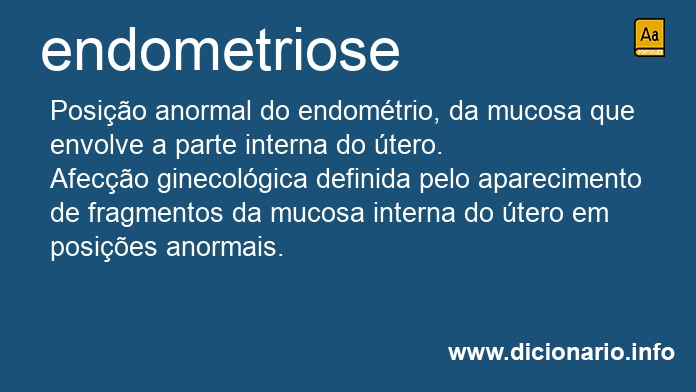 Significado de endometrioses