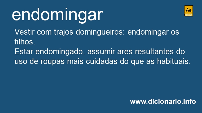 Significado de endomingar