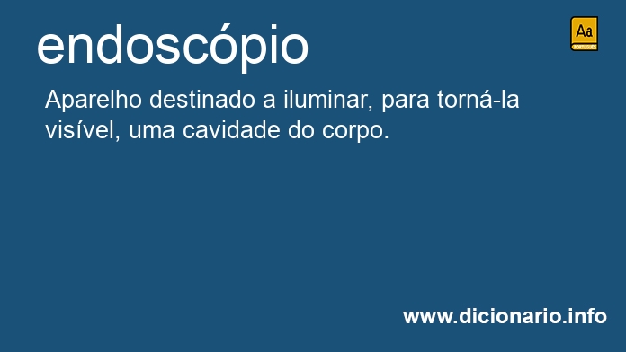 Significado de endoscpio