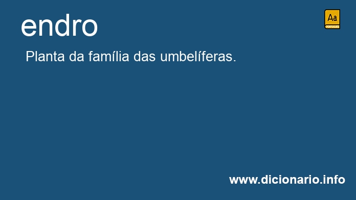 Significado de endros