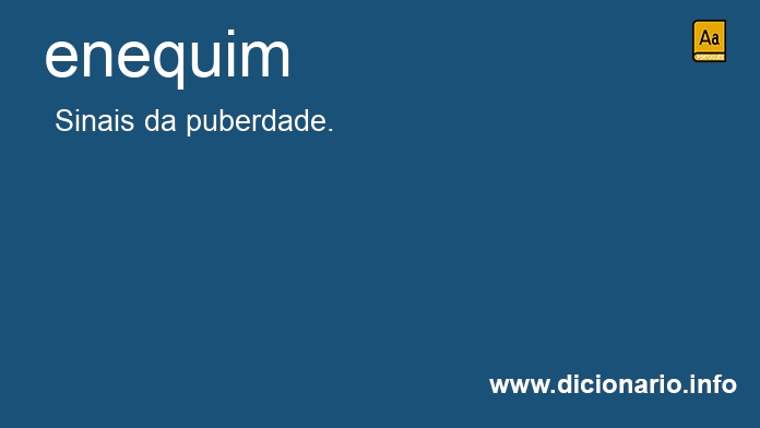 Significado de enequim