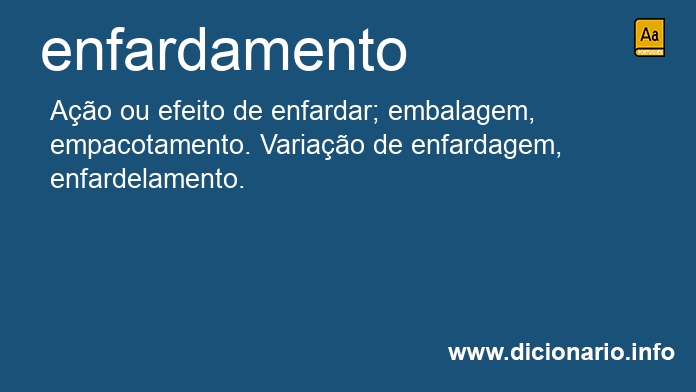 Significado de enfardamento