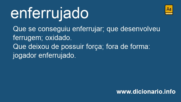 Significado de enferrujado