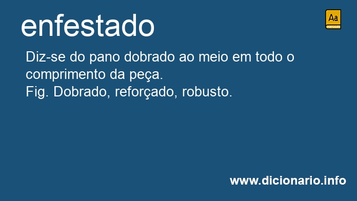 Significado de enfestado