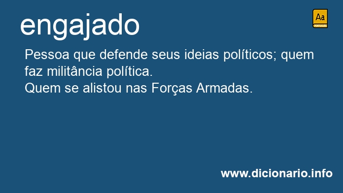 Significado de engajada