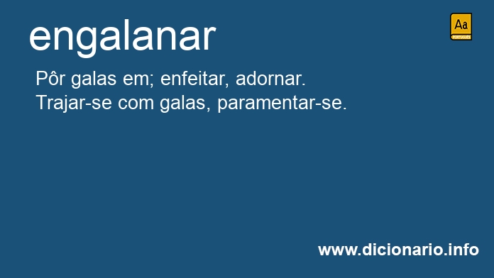 Significado de engalanam