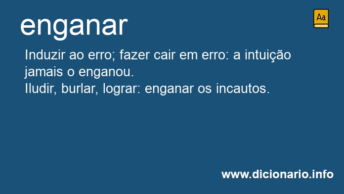 Significado de enganam