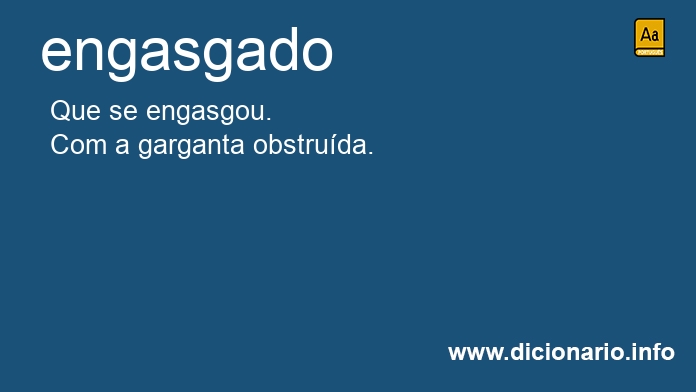 Significado de engasgado