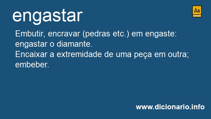 Significado de engasta