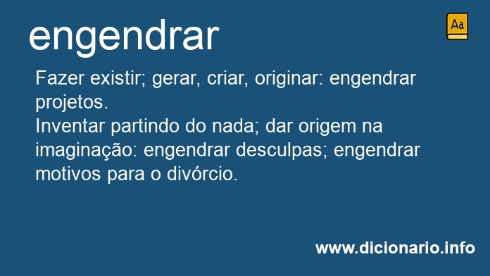 Significado de engendrai