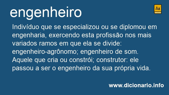 Significado de engenheiros