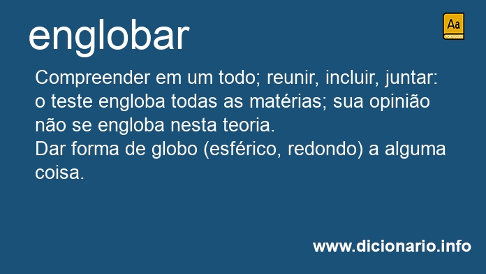 Significado de englobai