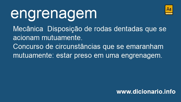 Significado de engrenagem