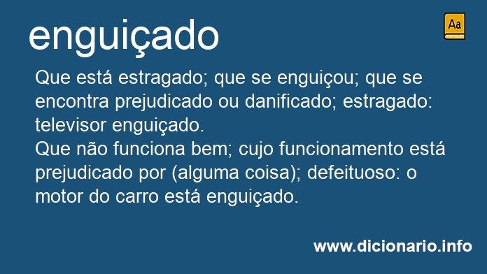 Significado de enguiados