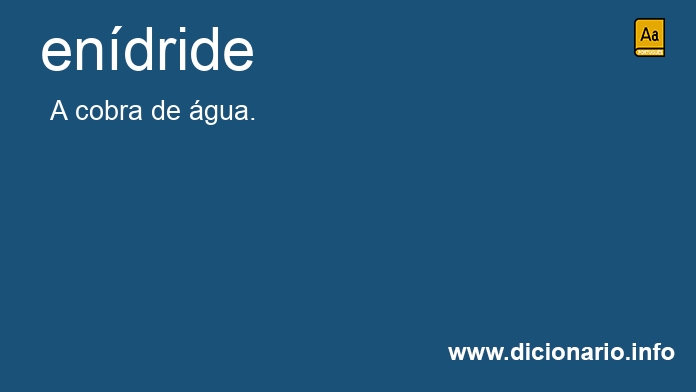 Significado de endride