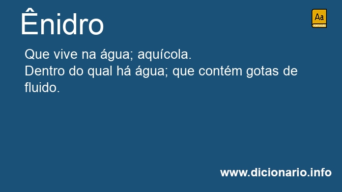 Significado de nidro