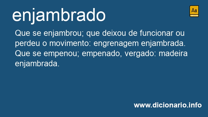 Significado de enjambrado