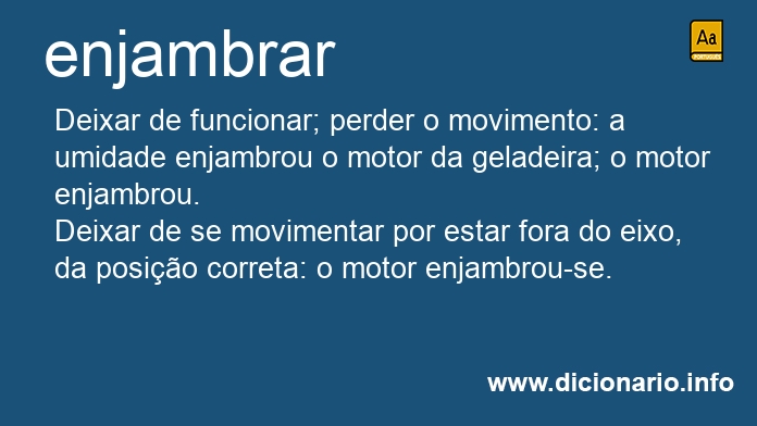 Significado de enjambram