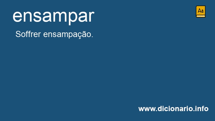 Significado de ensampar