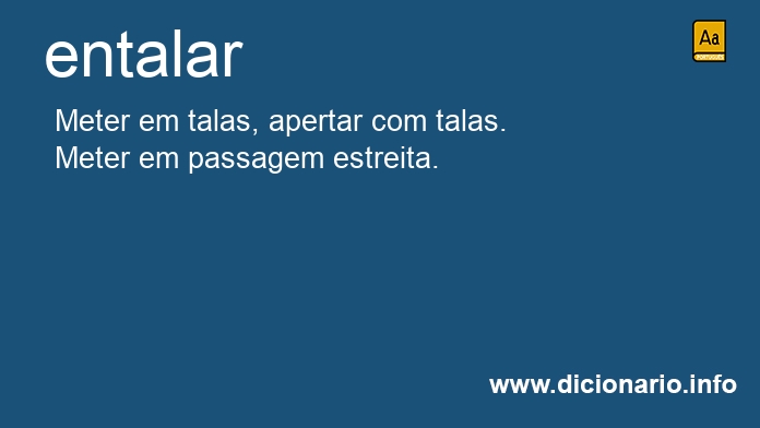 Significado de entalarei