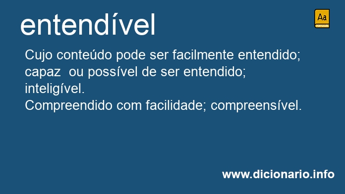 Significado de entendvis