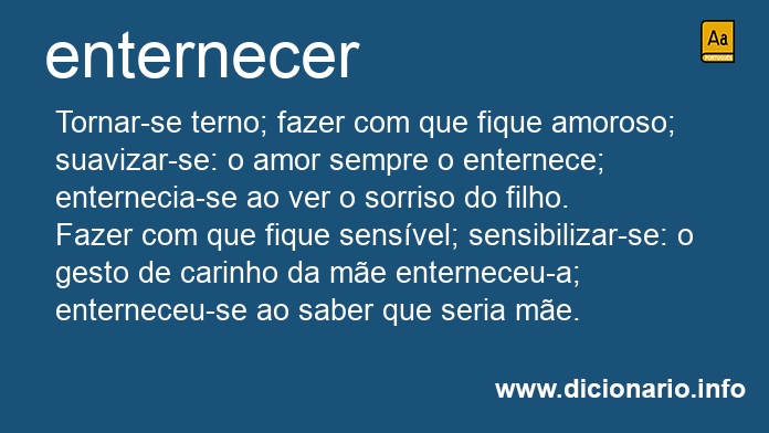 Significado de enternecer