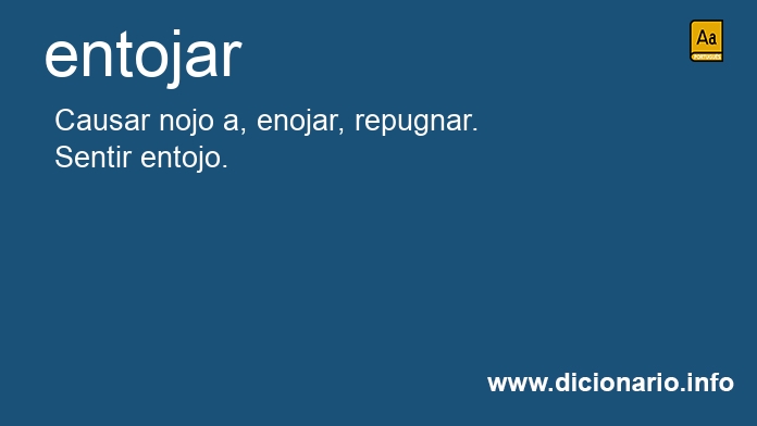 Significado de entojava