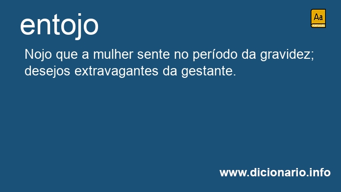 Significado de entojo