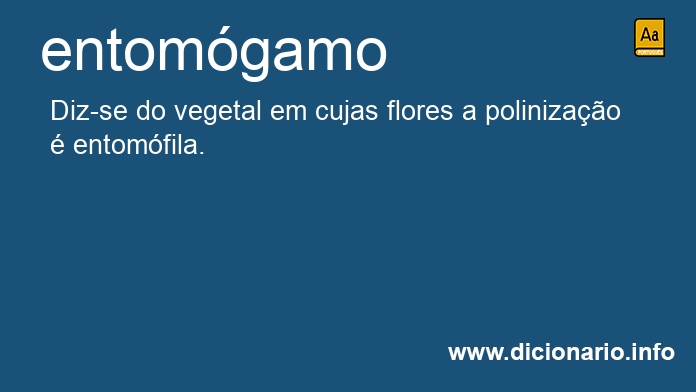 Significado de entomgamo