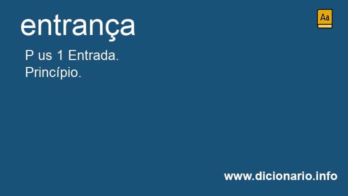 Significado de entrana