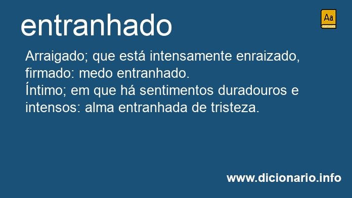 Significado de entranhada